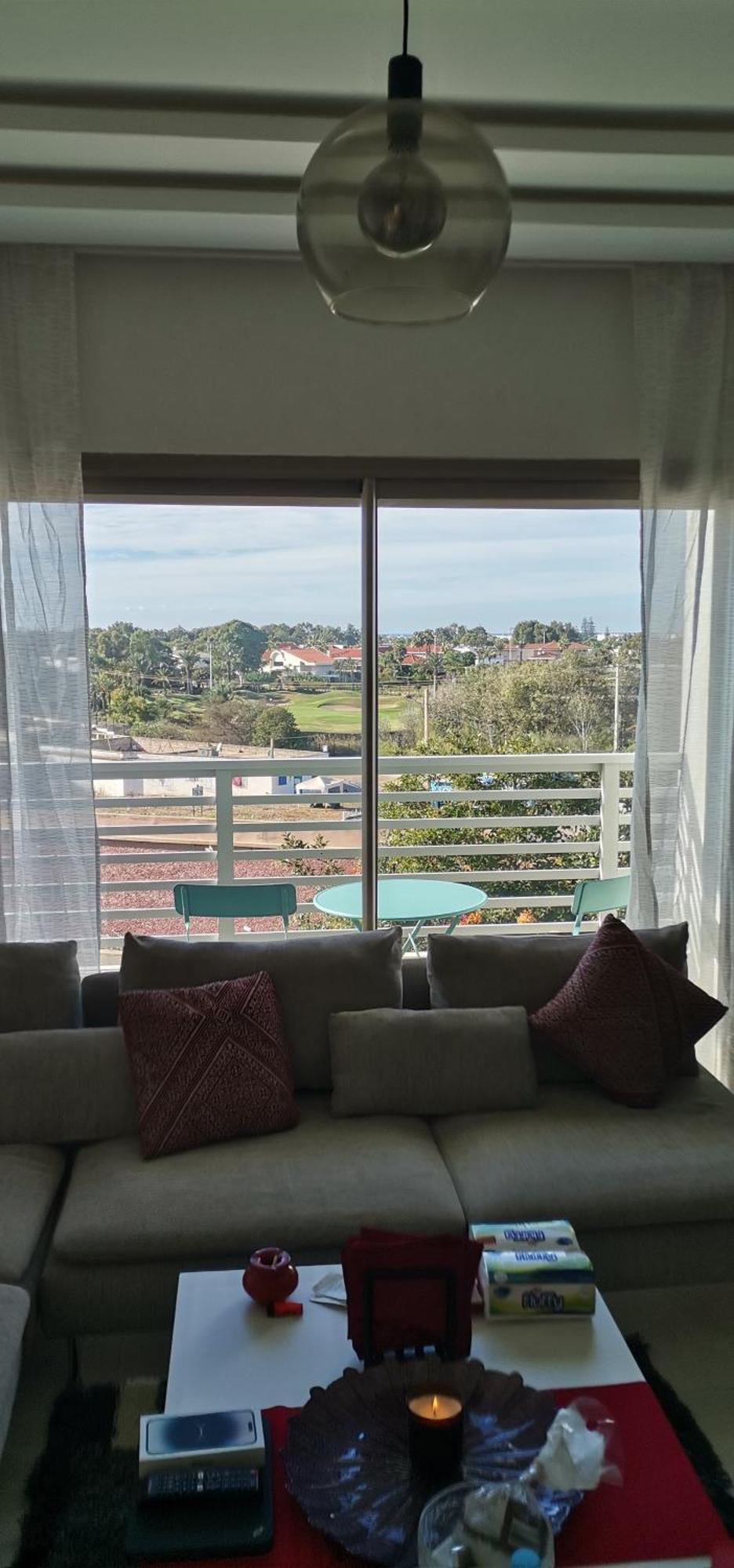 Grand Appartement Vue Golf A 2 Min De La Plage Bouznika Luaran gambar